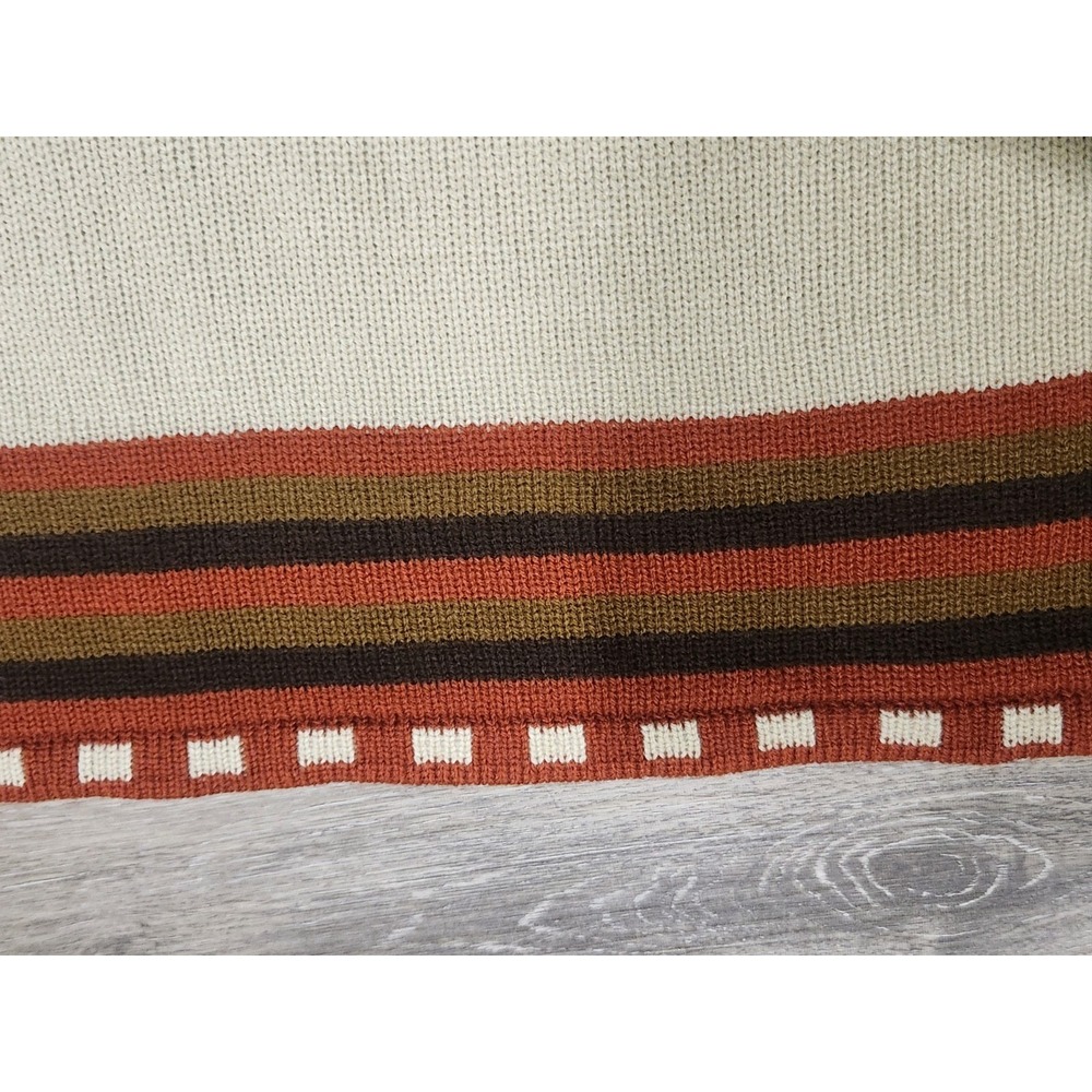 Womens Aztec Native Sweater Size Small Southwestern Bell Sleeve  Acrylic - Picture 9 of 9